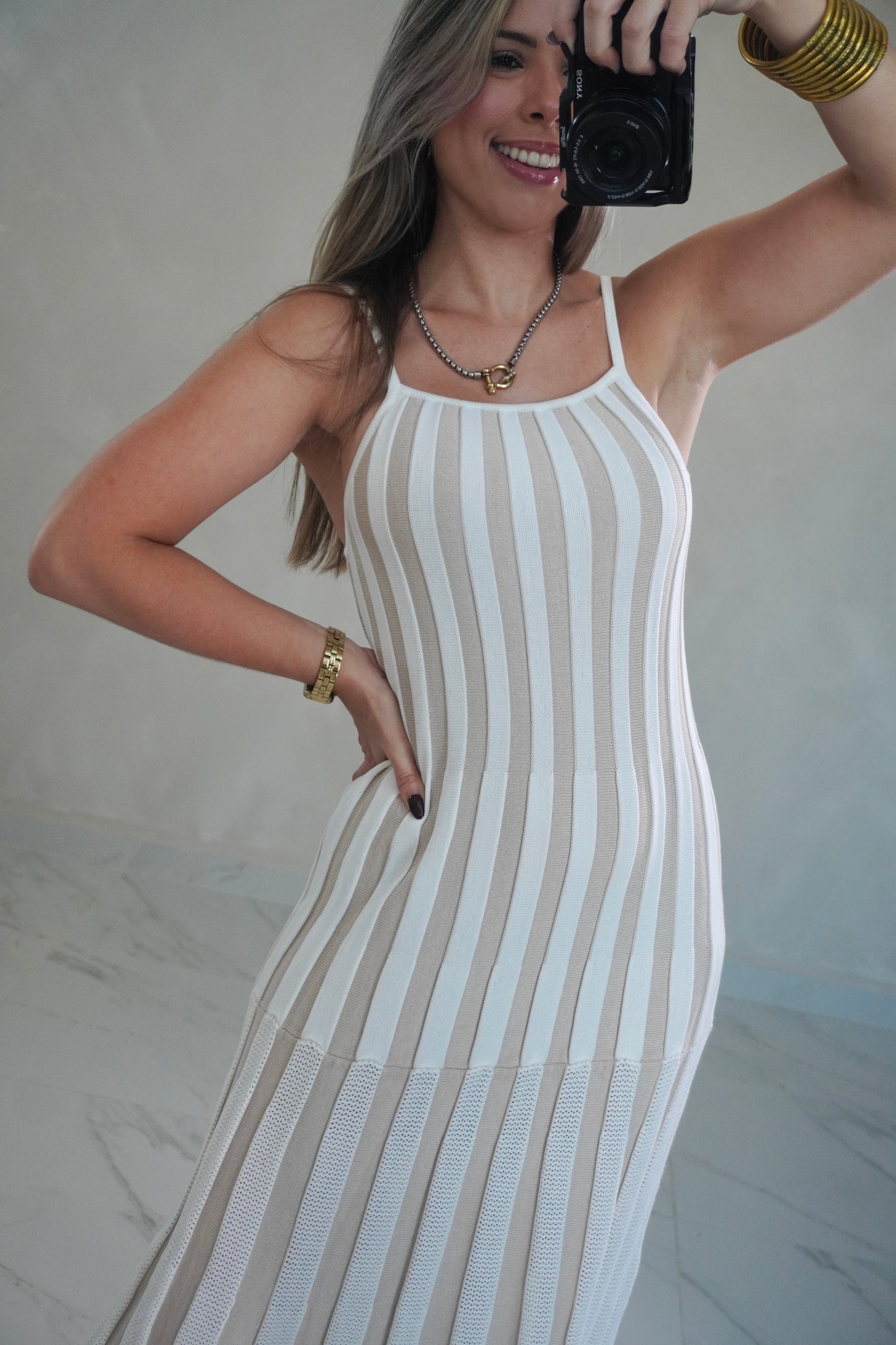 RIBBED MAXI DRESS