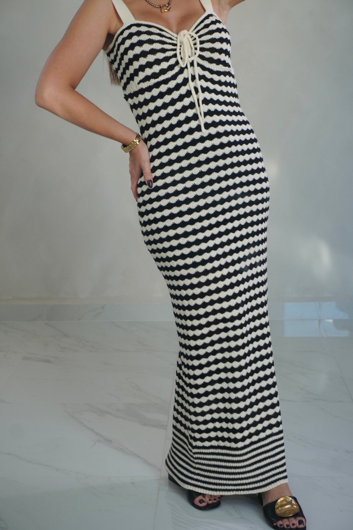 KNIT MAXI DRESS
