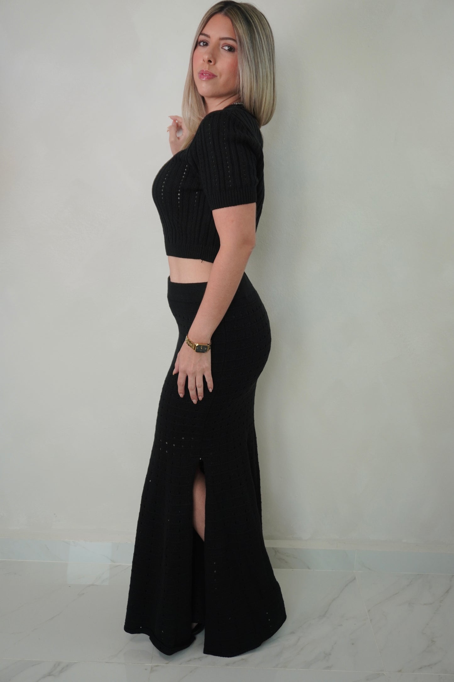 KNIT SKIRT SET