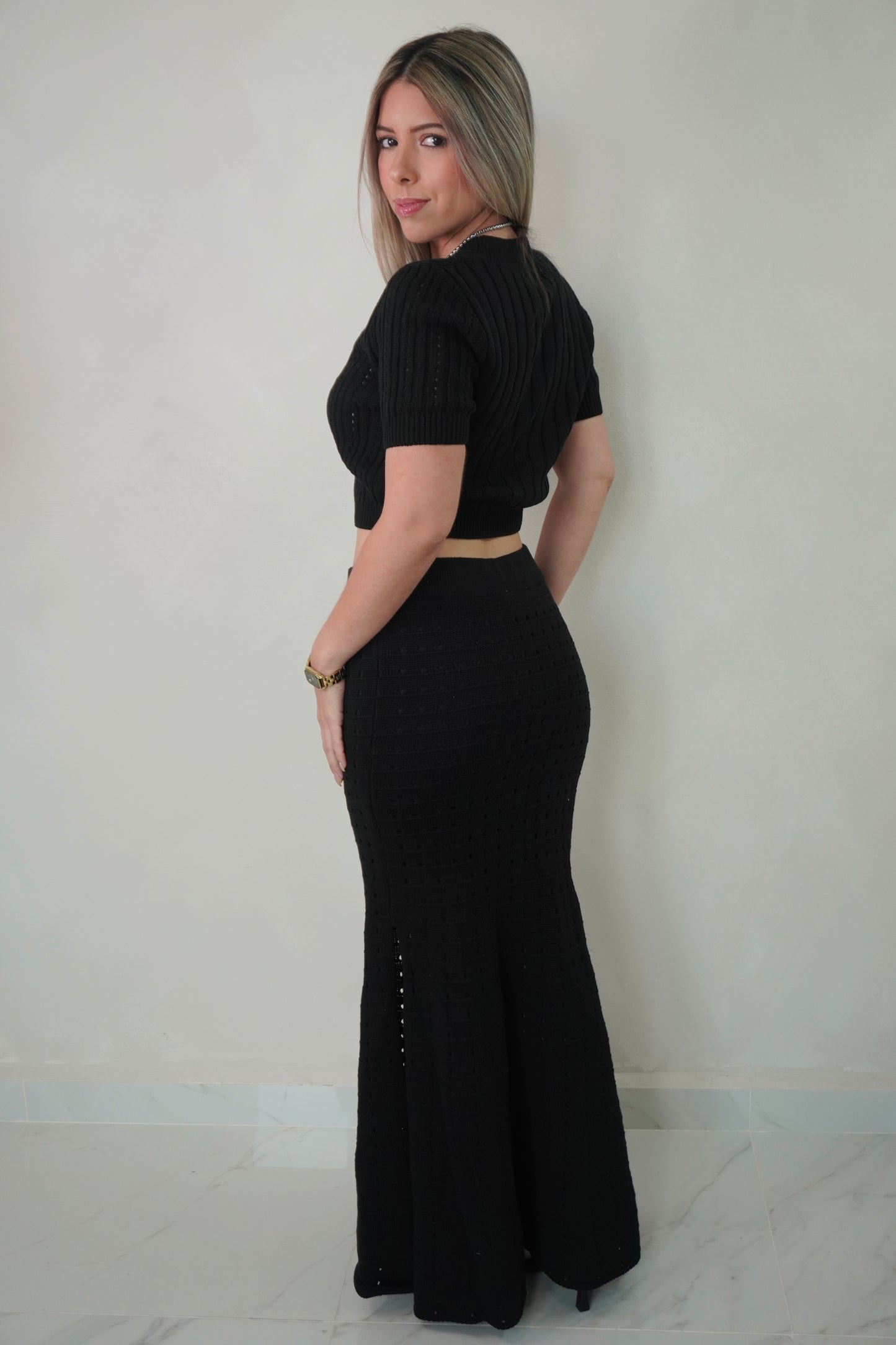KNIT SKIRT SET