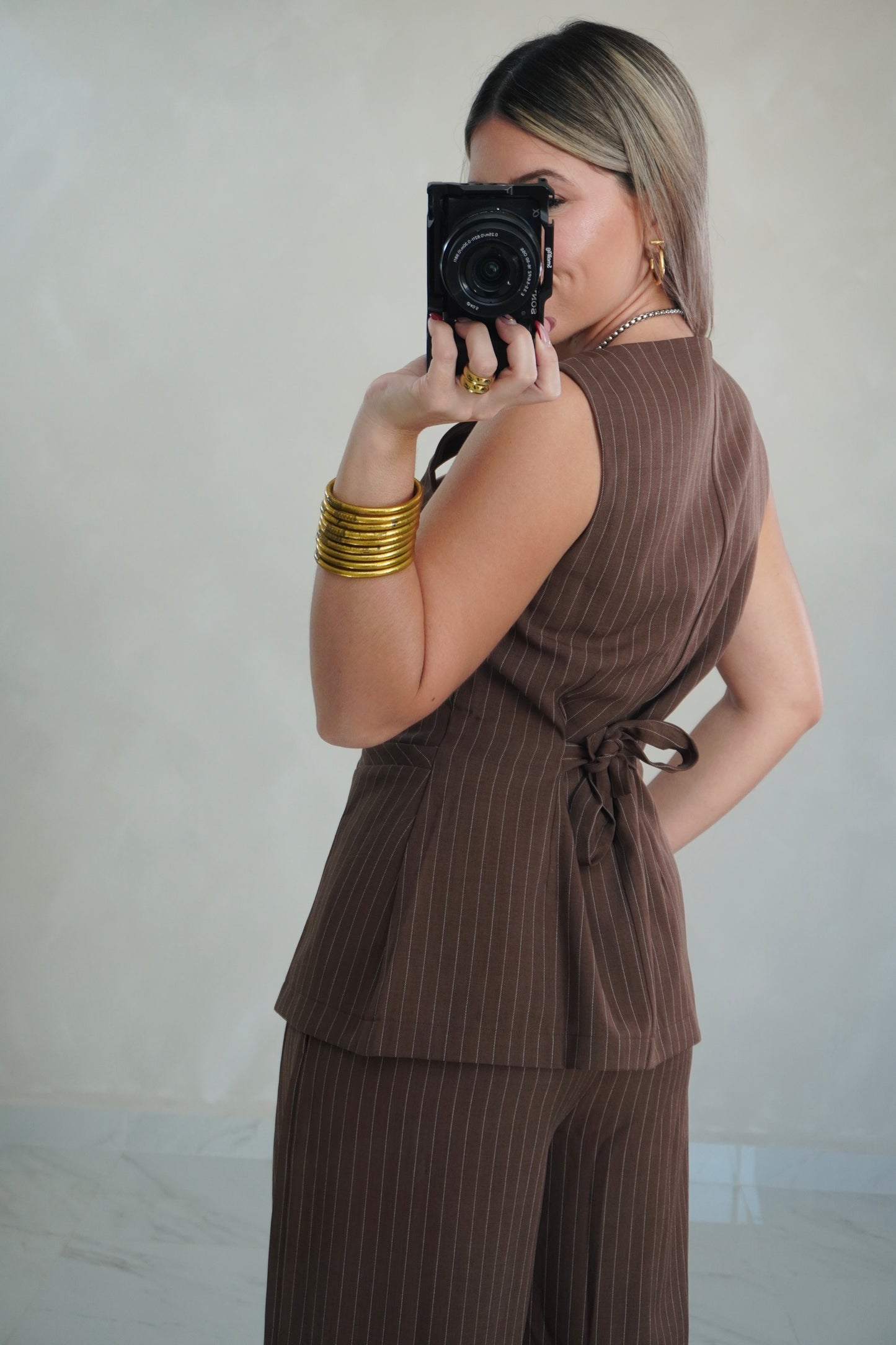 SQUARE NECK TOP & PANTS SET