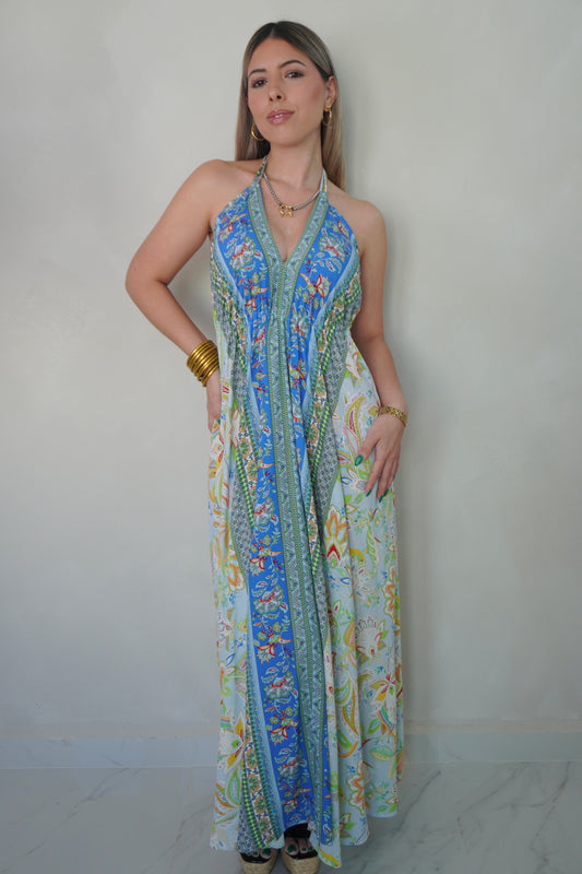 PAISLEY MIDI DRESS