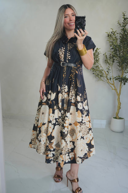 FLORAL PRINT DRESS