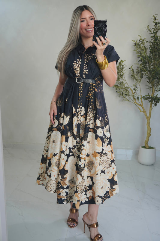 FLORAL PRINT DRESS