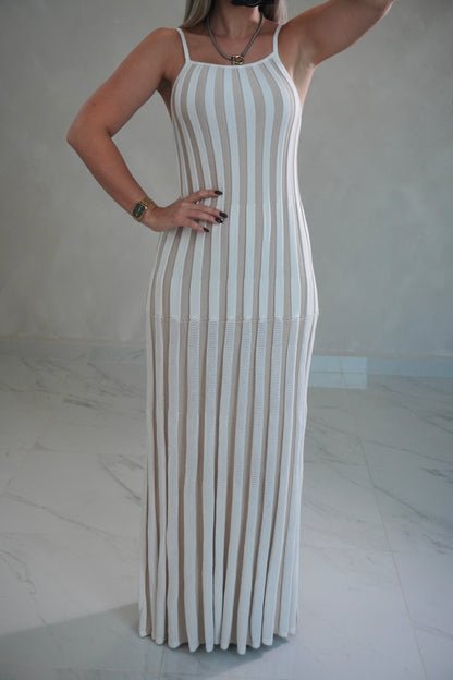 RIBBED MAXI DRESS