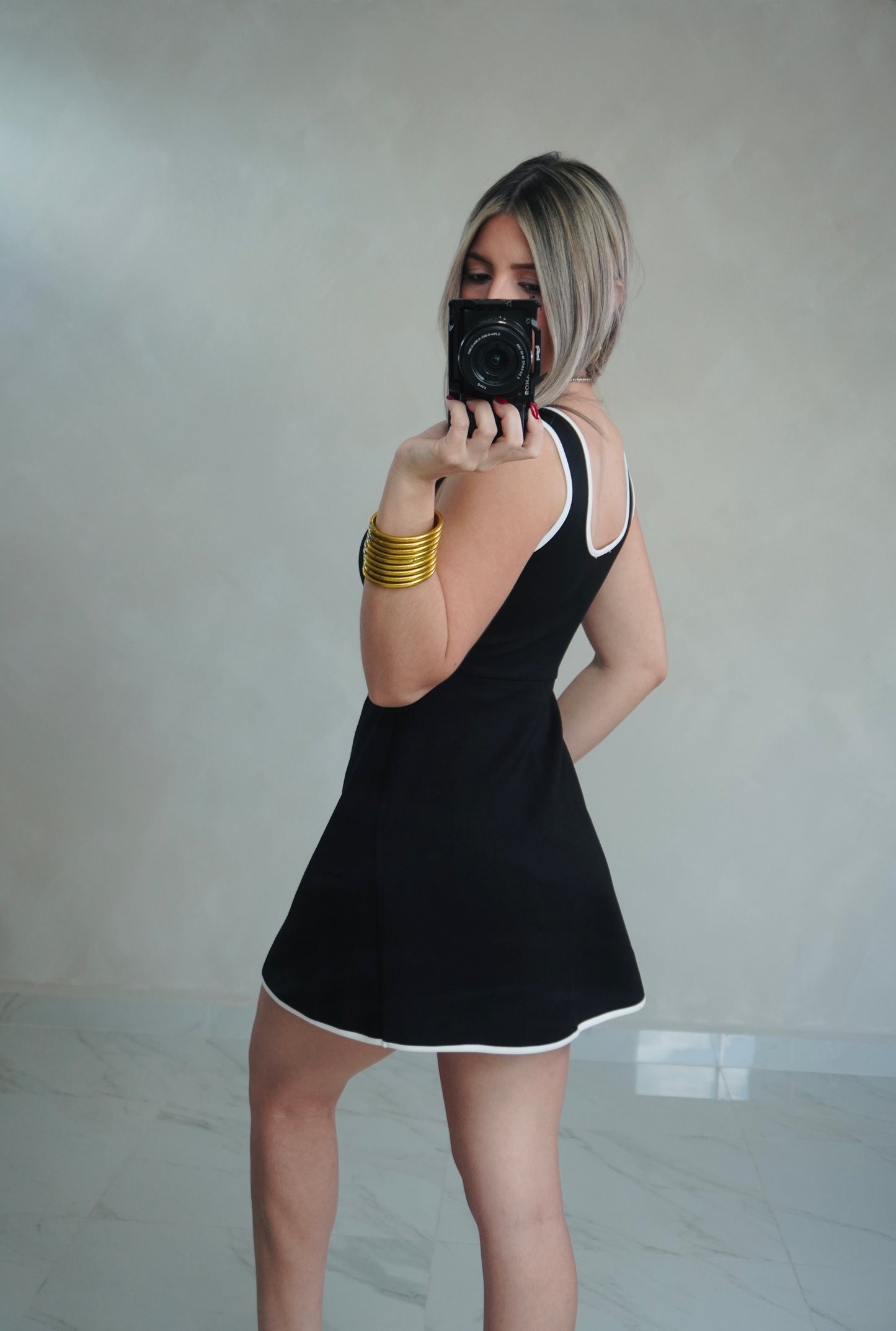 SCUBA TERRY DRESS