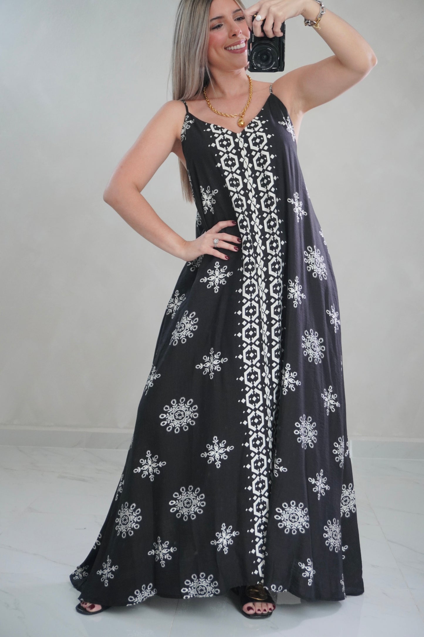 BOARDER MAXI DRESS