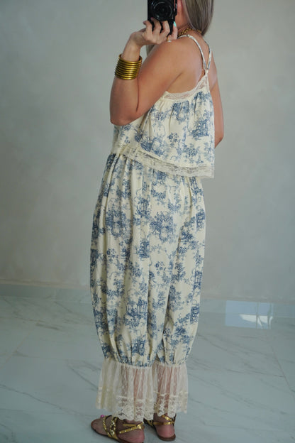 LACE CAMI TOP & PANTS SET