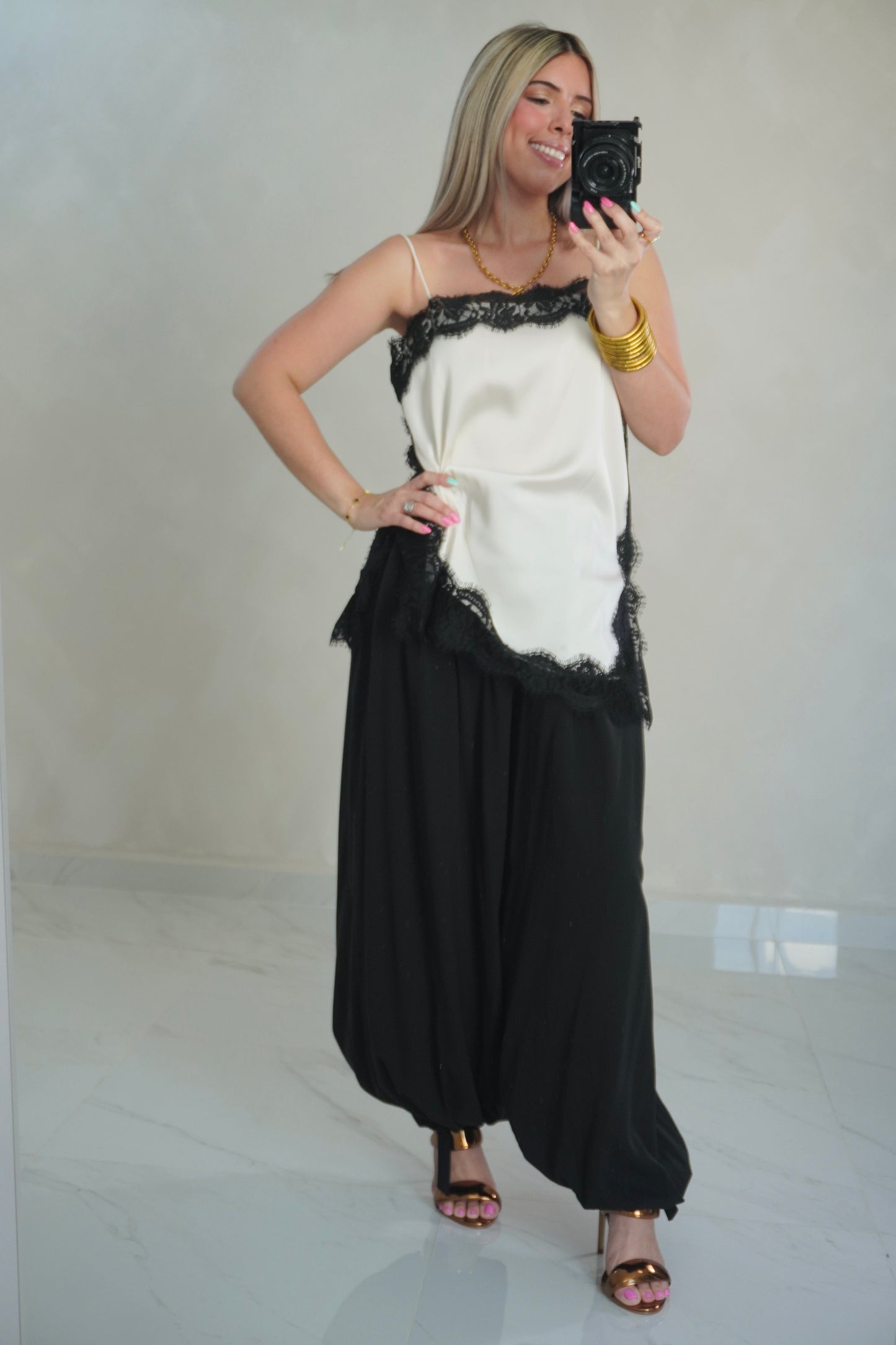 BLACK BALLOON PANT