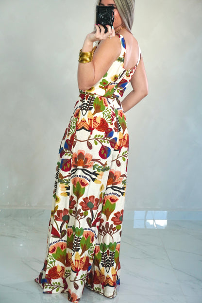 BRIGHT SQUARE NECK JUMPSUIT