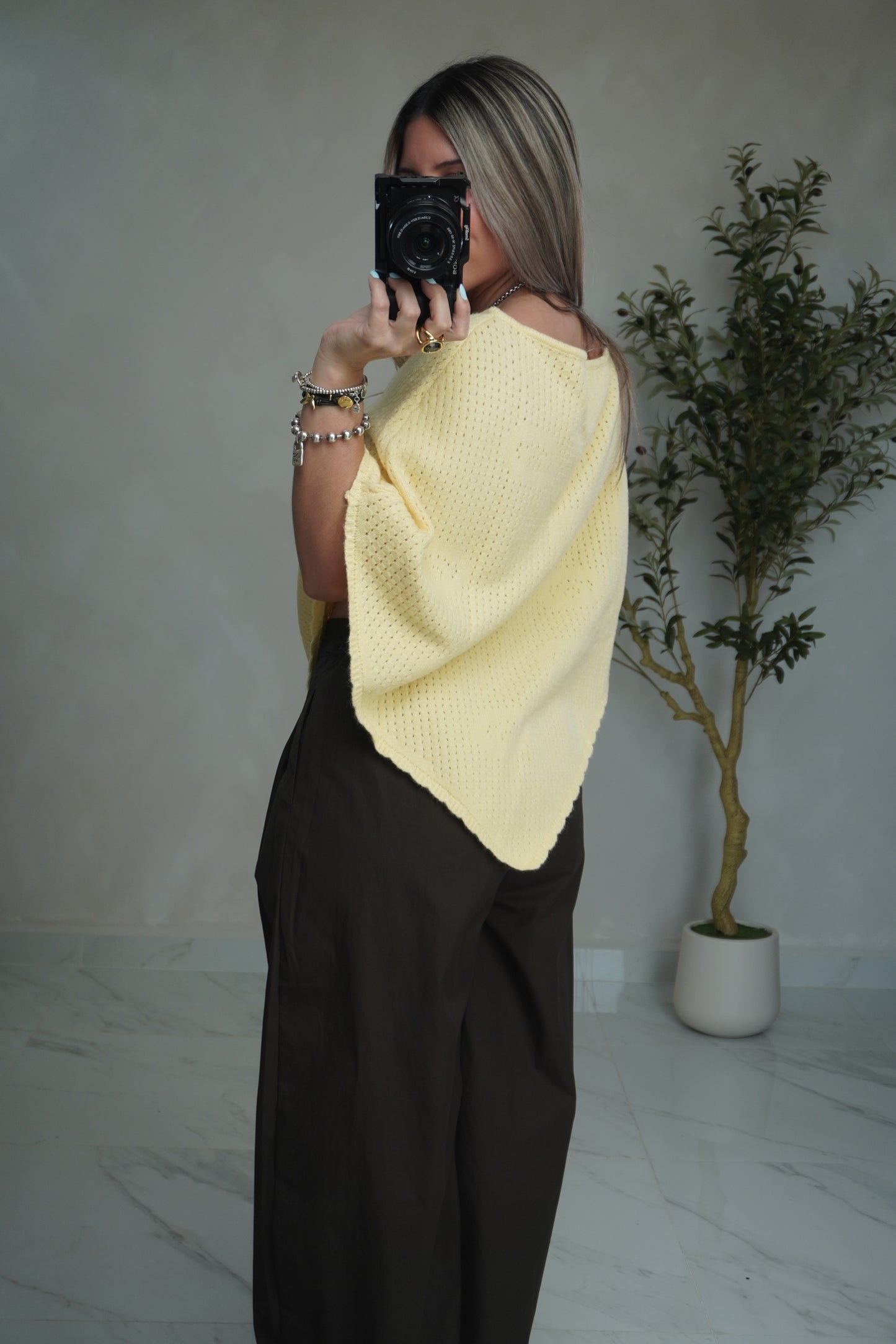 KNIT CROCHET PONCHO