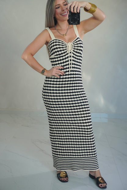 KNIT MAXI DRESS