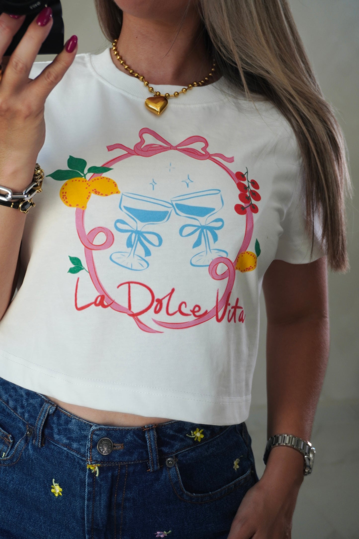 LA DOLCE VITA TEE - WHITE