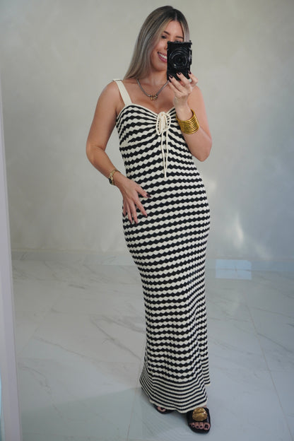 KNIT MAXI DRESS