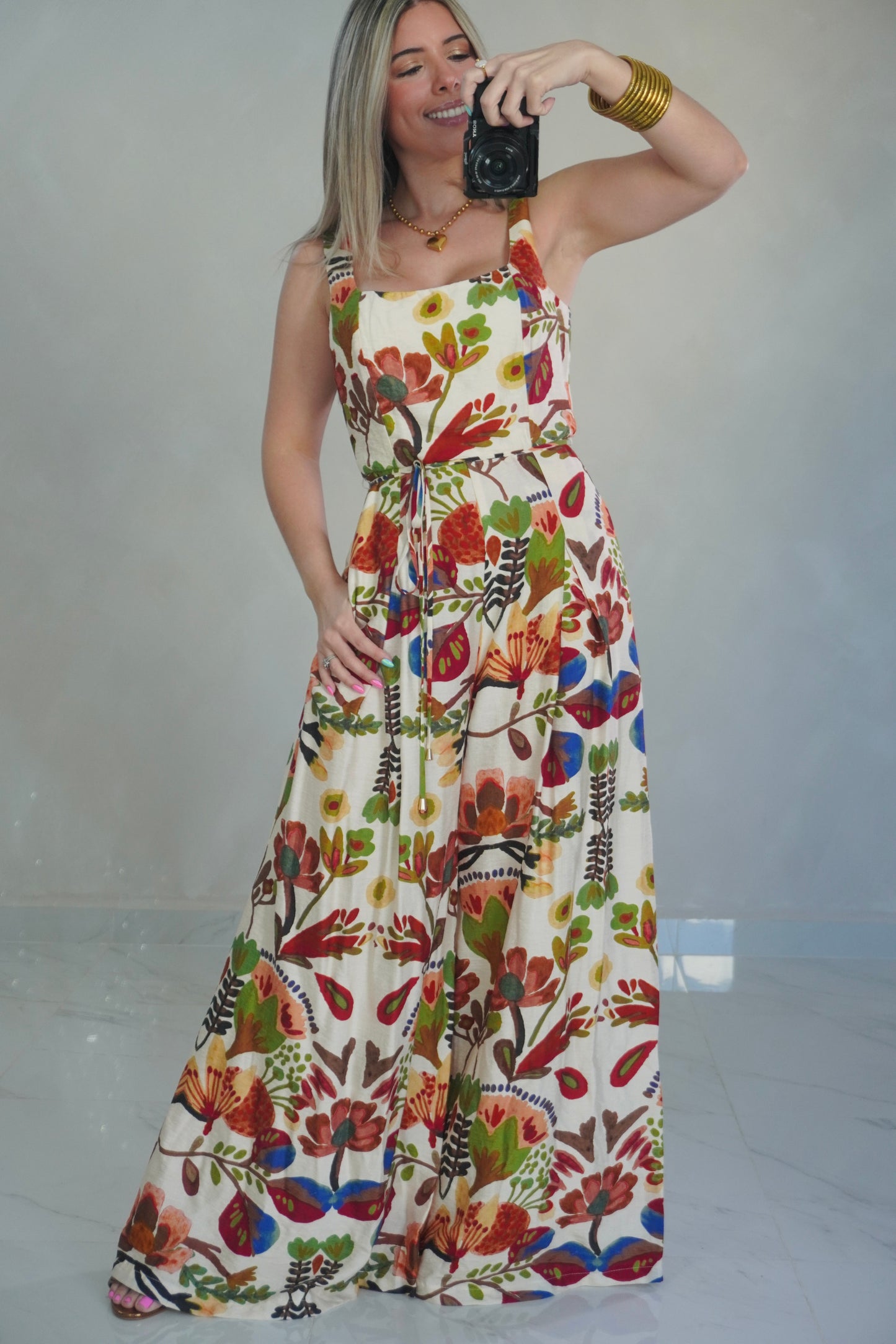 BRIGHT SQUARE NECK JUMPSUIT