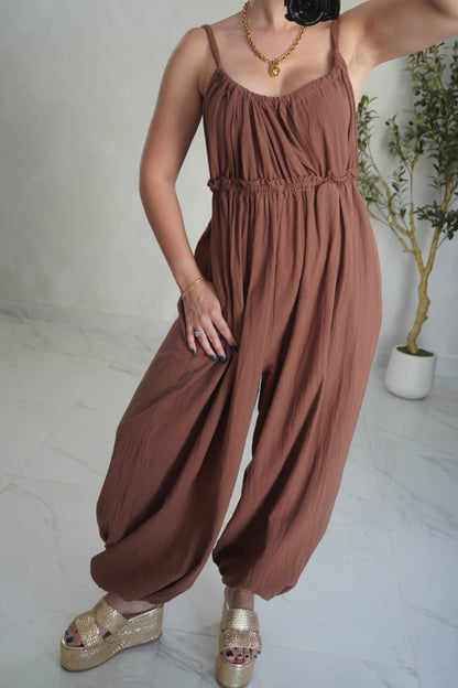 BALLOONED JUMPSUIT