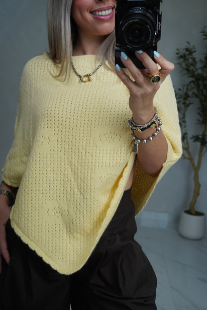 KNIT CROCHET PONCHO