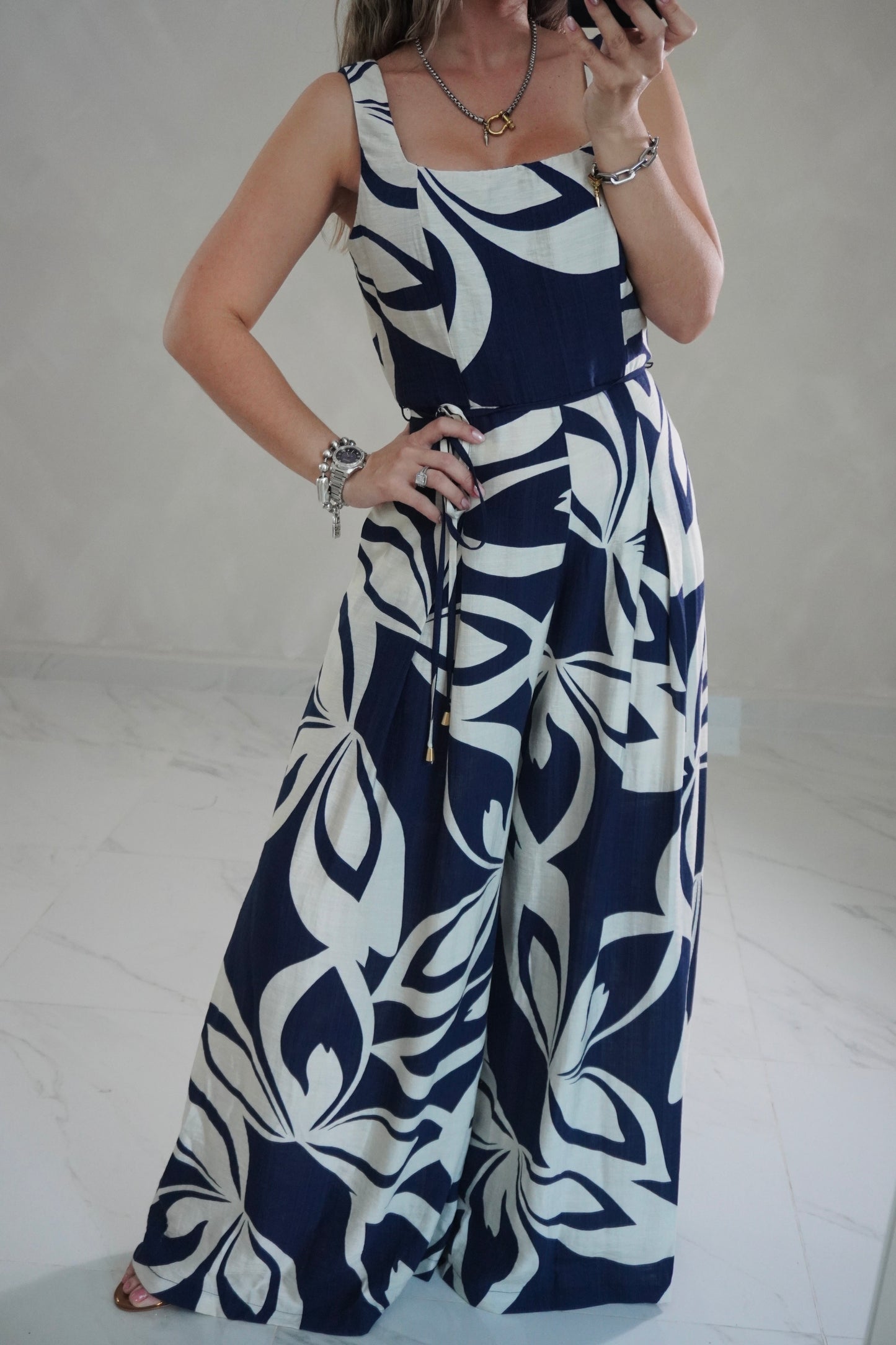 SQUARE NECK JUMPSUIT
