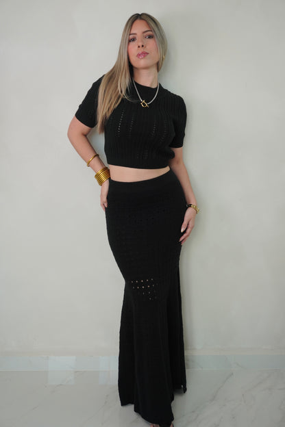 KNIT SKIRT SET