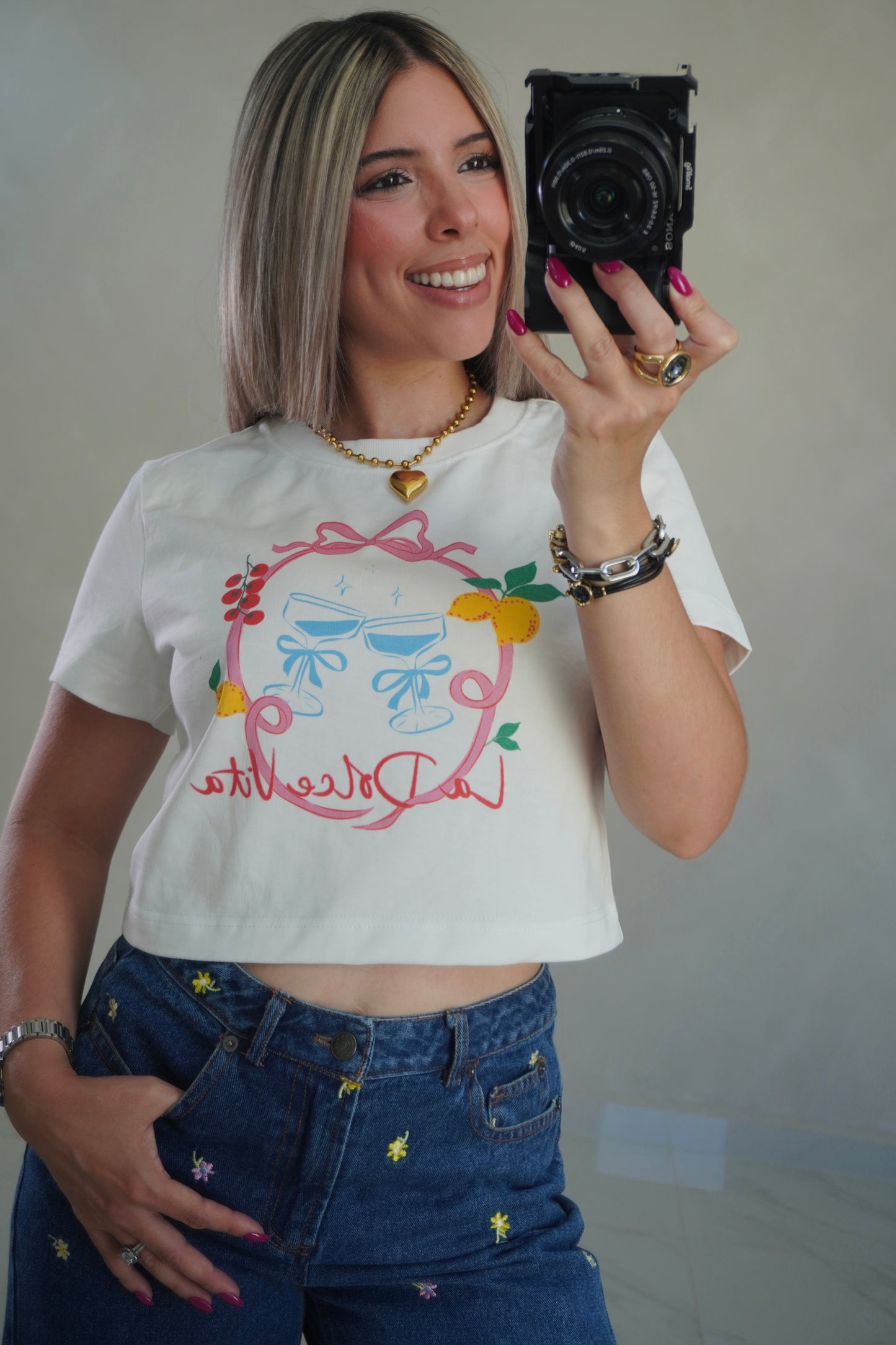 LA DOLCE VITA TEE - WHITE