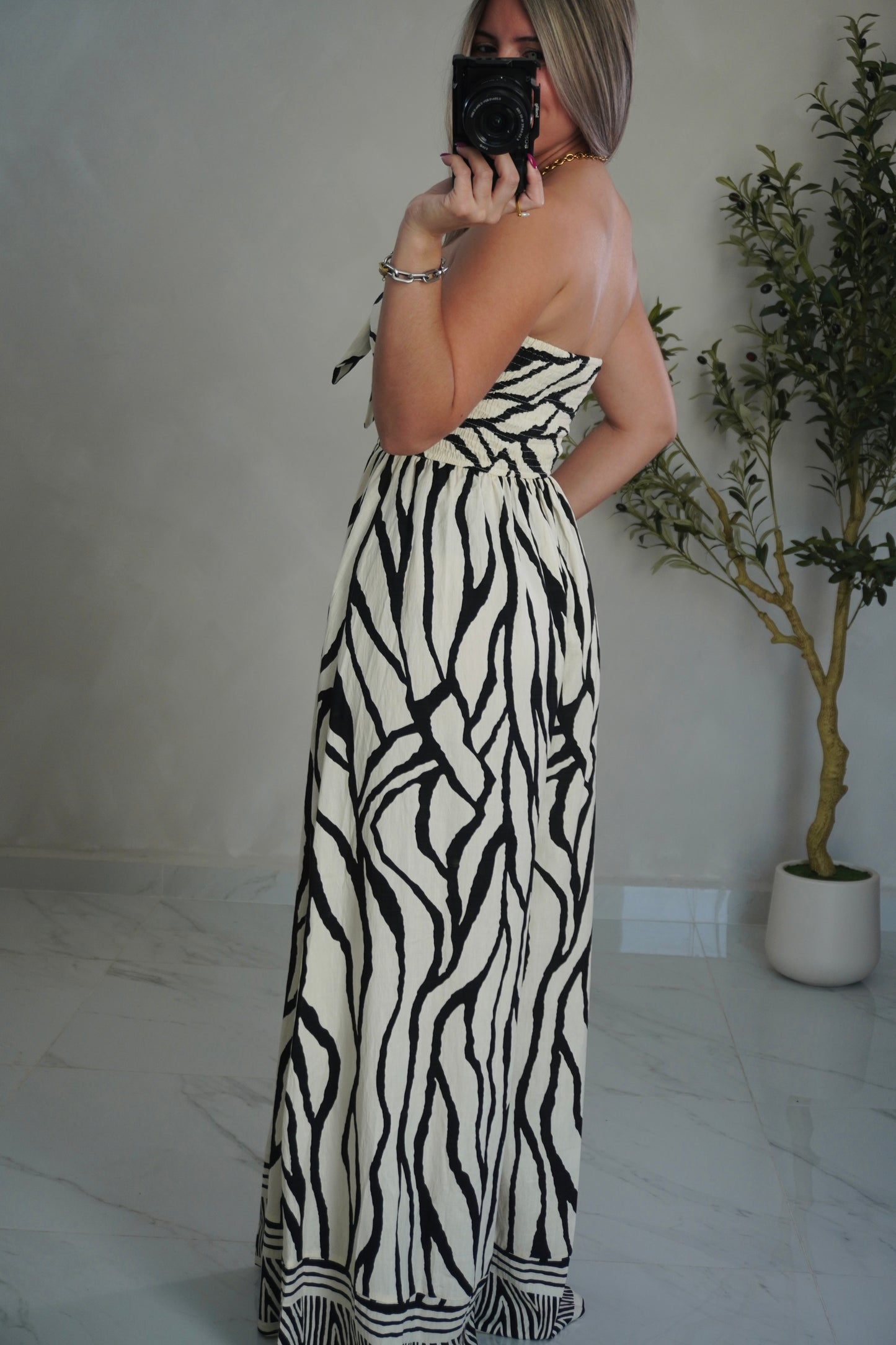 ZEBRA PRINT JUMPSUIT