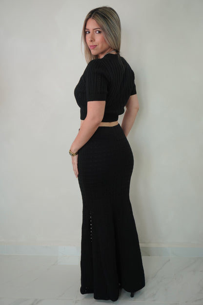 KNIT SKIRT SET