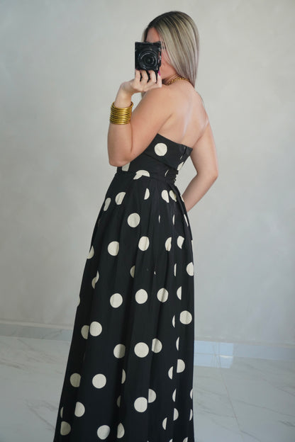 POLKA DOT TUBE DRESS