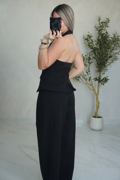 HALTER TROUSER SET