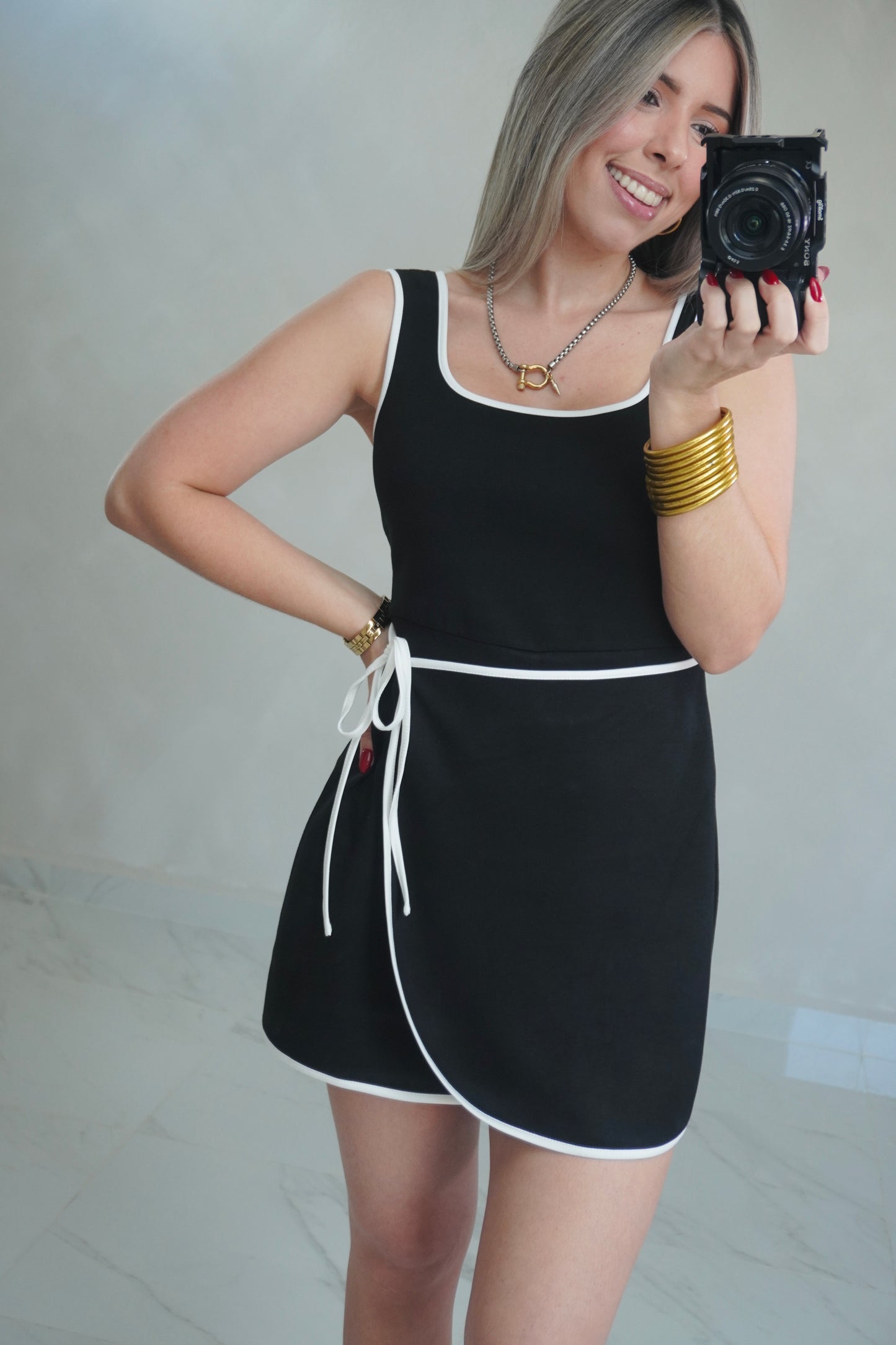 SCUBA TERRY DRESS