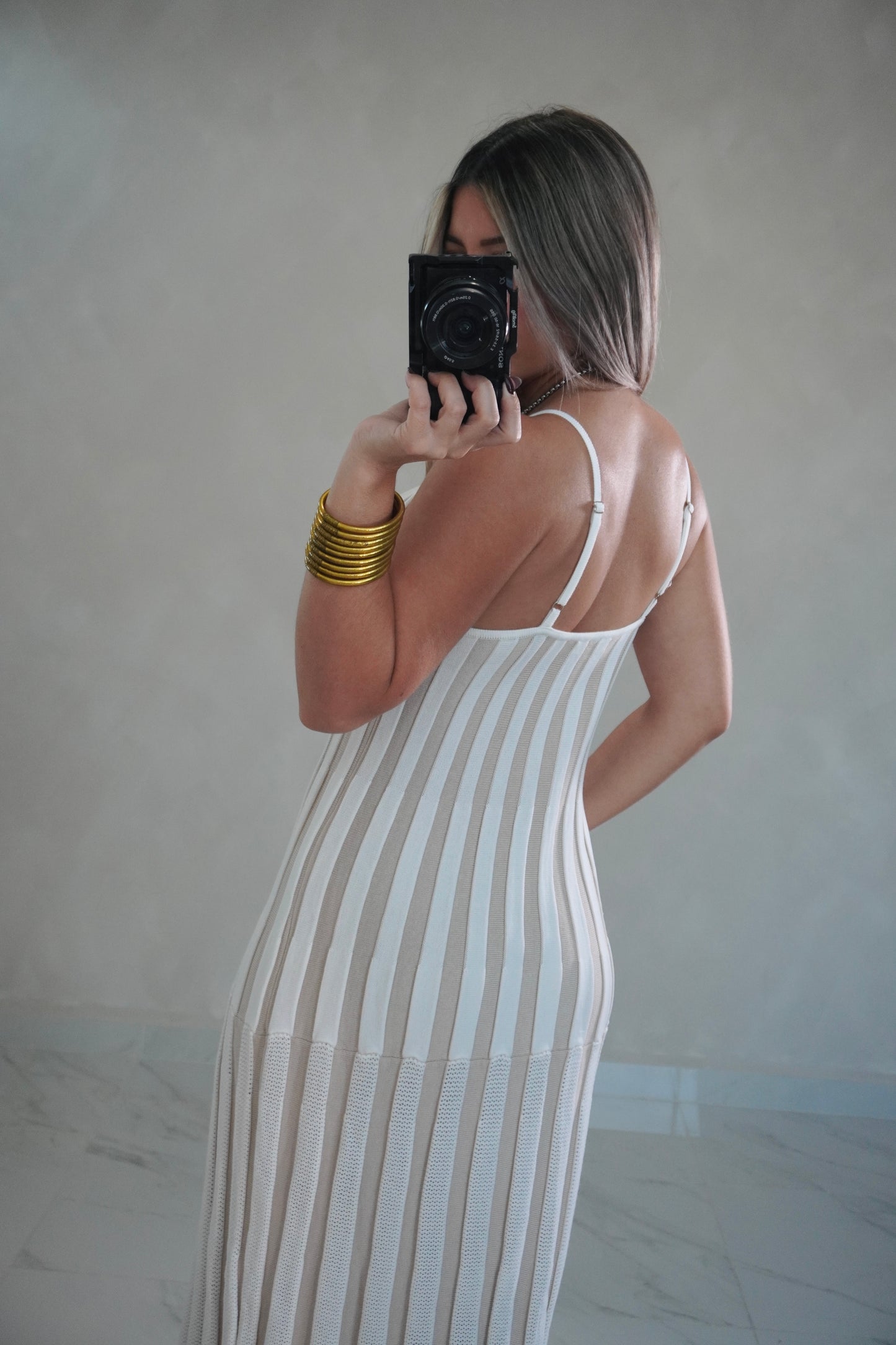 RIBBED MAXI DRESS