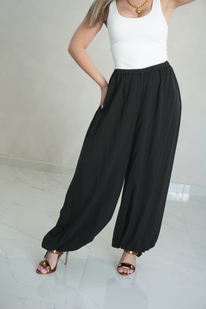 BLACK BALLOON PANT