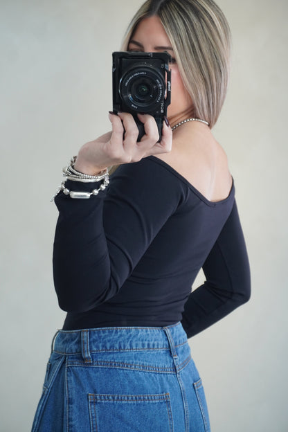 OFF SHOULDER BASIC TOP